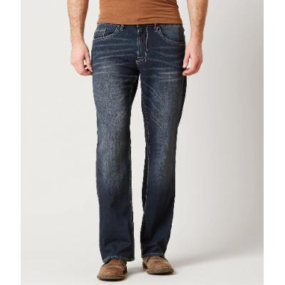 Buffalo Lucas Straight Stretch Jean - Blue 33/34, Men's