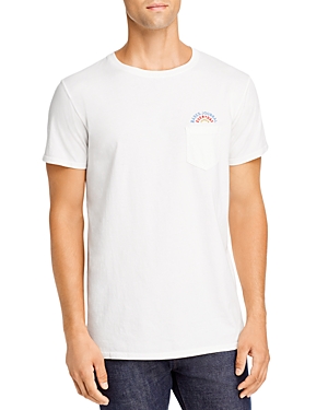 Banks Journal Mens White Logo Graphic Short Sleeve Classic Fit T-Shirt L