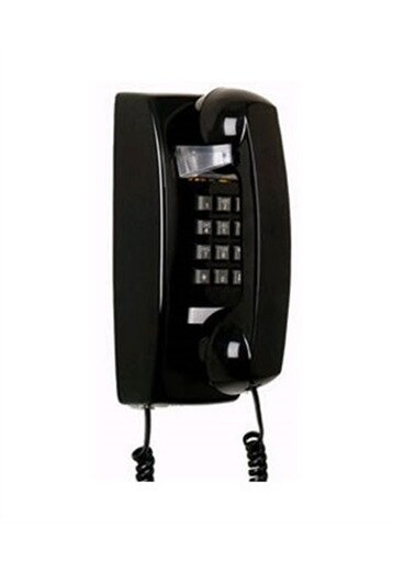 New Cetis 25402 Wall Phone BLACK AEGIS-2554-B 719854254025