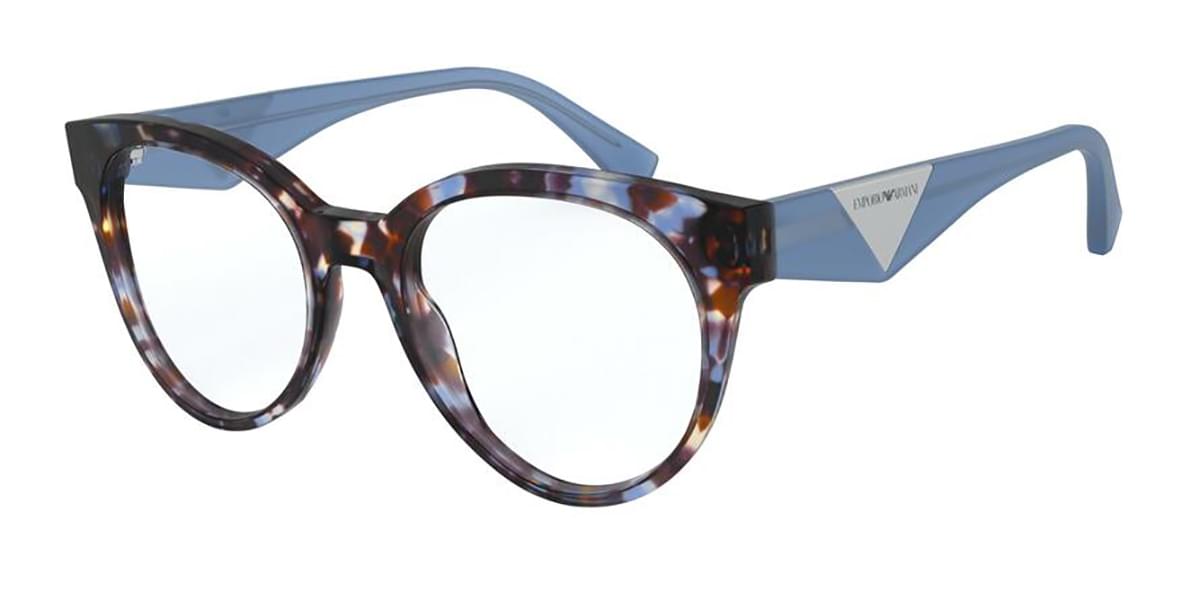Eyeglasses Emporio Armani EA 3160 F Asian Fit 5797 Blue Havana