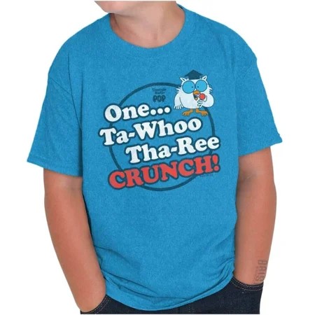 ANUNSHIRT Tootsie Roll Pop Mr Owl One Two Three Crunch Crewneck T Shirt Unisex S-5XL Hot Trending Shirt  Vintage Birthday Gift