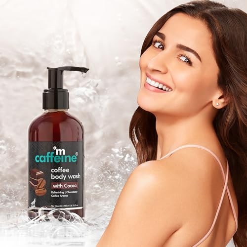 MCaffeine Coffee Body Wash with Cocoa for Refreshed & Moisturized Skin | Irresistible Chocolate Aroma | Vitamin E Rich Body Cleanser for Supple Skin | thumbnail