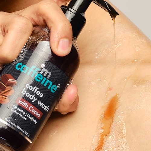 MCaffeine Coffee Body Wash with Cocoa for Refreshed & Moisturized Skin | Irresistible Chocolate Aroma | Vitamin E Rich Body Cleanser for Supple Skin | thumbnail