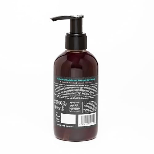 MCaffeine Coffee Body Wash with Cocoa for Refreshed & Moisturized Skin | Irresistible Chocolate Aroma | Vitamin E Rich Body Cleanser for Supple Skin | thumbnail