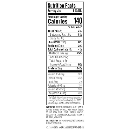 Starbucks Coffee Protein Drink Classic Cafe 12 Fl Oz thumbnail