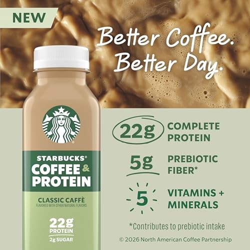Starbucks Coffee Protein Drink Classic Cafe 12 Fl Oz thumbnail