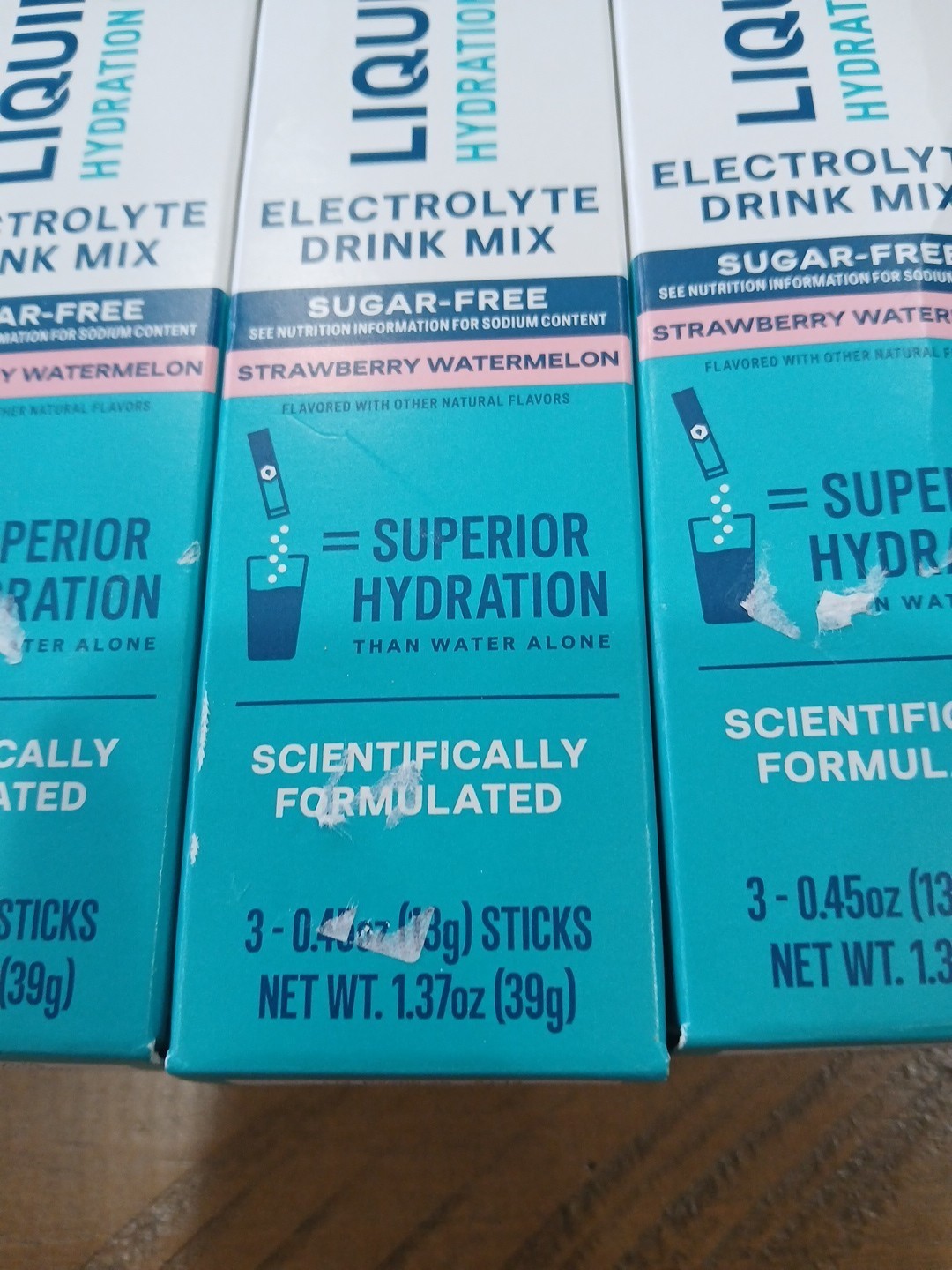 Liquid I.V. Strawberry Watermelon Sugar Free Hydration Multiplier Sports Drink - 3pk/0.45oz thumbnail