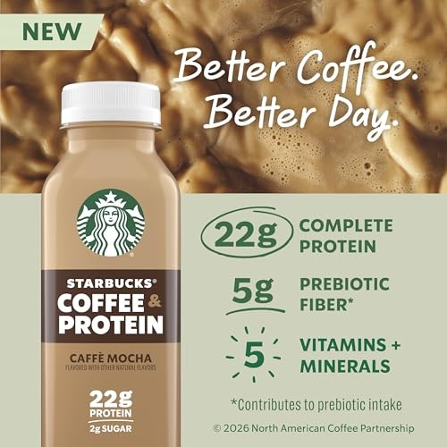 Starbucks Coffee Protein Drink Cafe Mocha 12 Fl Oz thumbnail