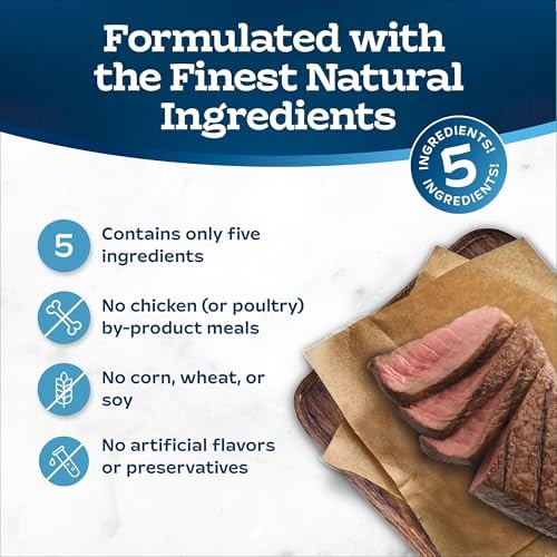 Blue Buffalo Tastefuls Purées Natural Adult Cat Food Complement with Just 5 Ingredients, Beef, 3-oz Resealable Pouch, 12-ct Multipack thumbnail
