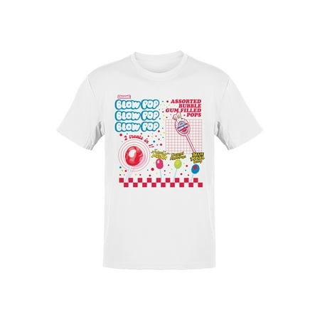 Officially Licensed Blow Pop Bubble Gum Lollipop Assortment Men S T-shirt