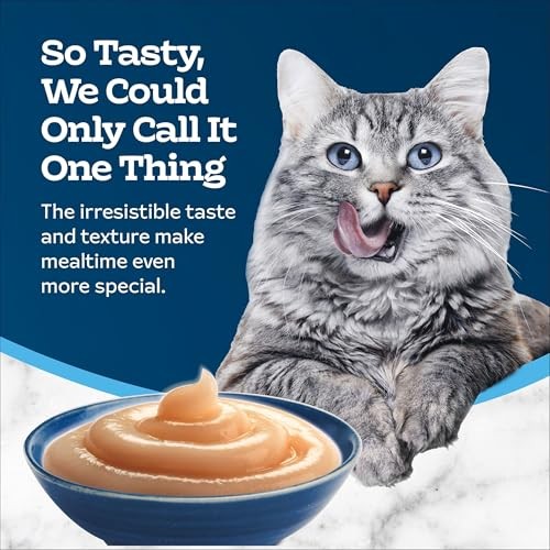 Blue Buffalo Tastefuls Purées Natural Cat Food Complement with 5 Ingredients, Chicken, Tuna, Beef, 3-oz Resealable Pouches, 12-ct Variety Pack thumbnail