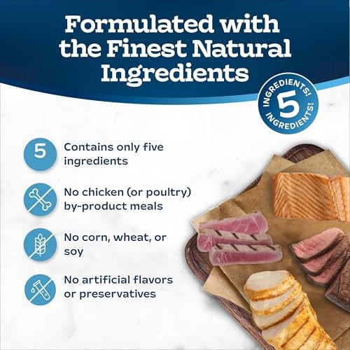 Blue Buffalo Tastefuls Purées Natural Cat Food Complement with 5 Ingredients, Chicken, Tuna, Beef, 3-oz Resealable Pouches, 12-ct Variety Pack thumbnail