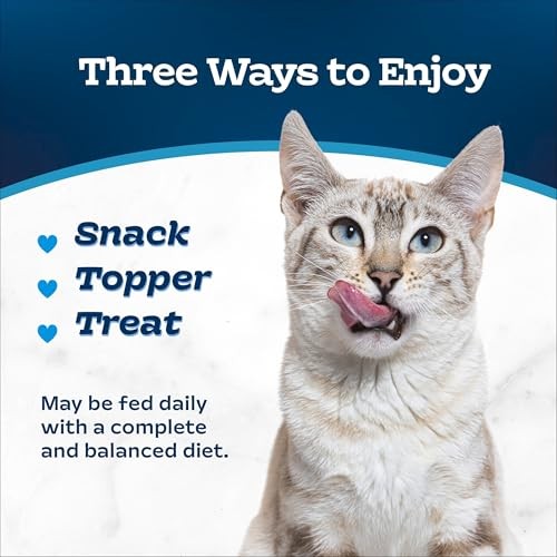 Blue Buffalo Tastefuls Purées Natural Cat Food Complement with 5 Ingredients, Chicken, Tuna, Beef, 3-oz Resealable Pouches, 12-ct Variety Pack thumbnail