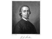 Johann Gottfried Von Herder /N(1744-1803). German Philosopher and Writer. at Age 41: Line Engraving  German  19Th Century  After a Painting
