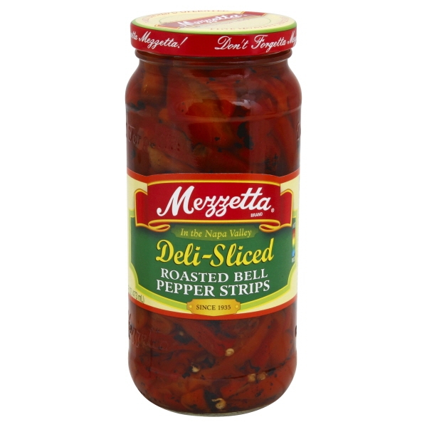 Mezzetta Mild Sliced Roasted Bell Pepper Strips - 16oz