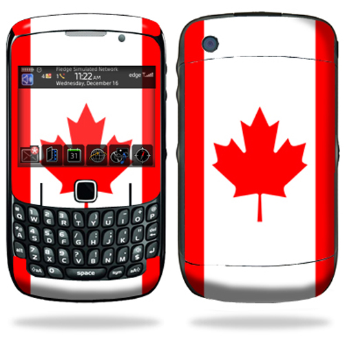 Skin Decal Wrap Compatible with Blackberry Curve 8500 8520 8530 Canadian Pride