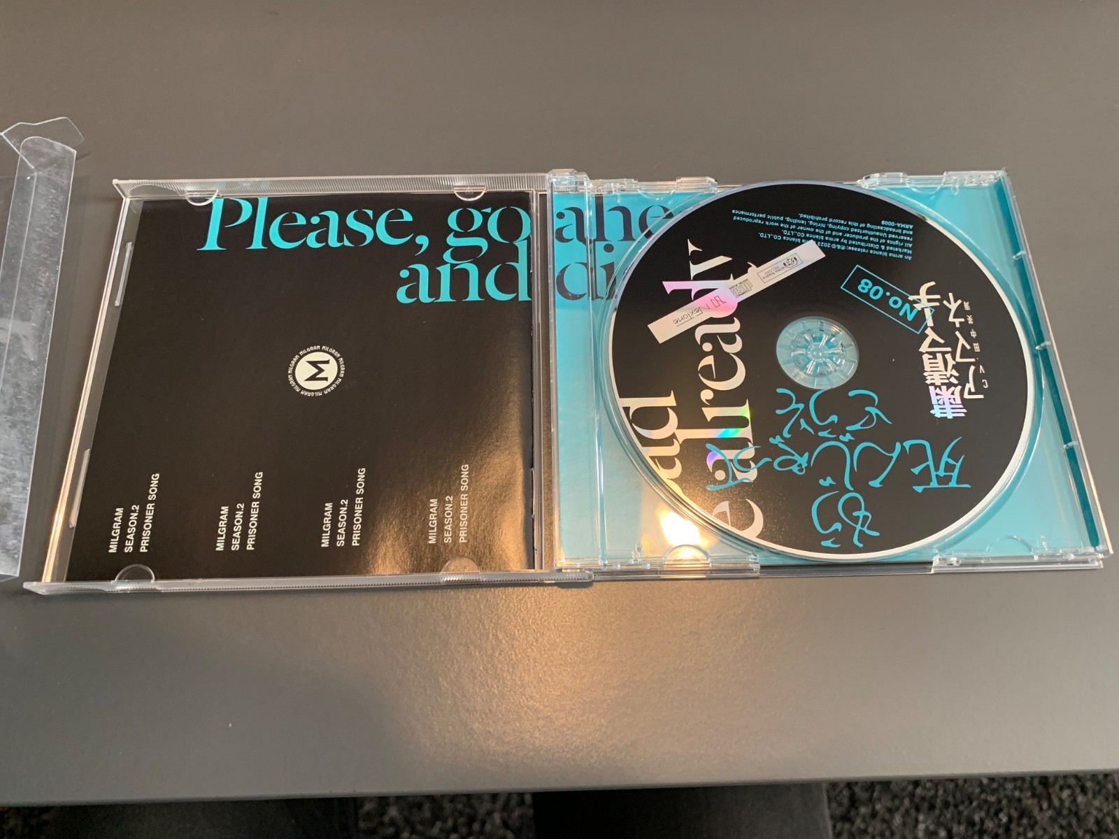 Milgram the Purge March Signed CD Japan New Season.2, Prisoner Song, No.08 Amane thumbnail
