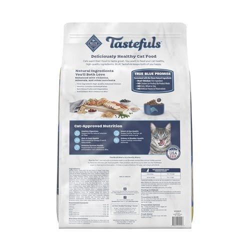 Blue Buffalo Tastefuls Adult Dry Cat Food Indoor Formula  Chicken & Brown Rice Recipe  22-lb Bag thumbnail