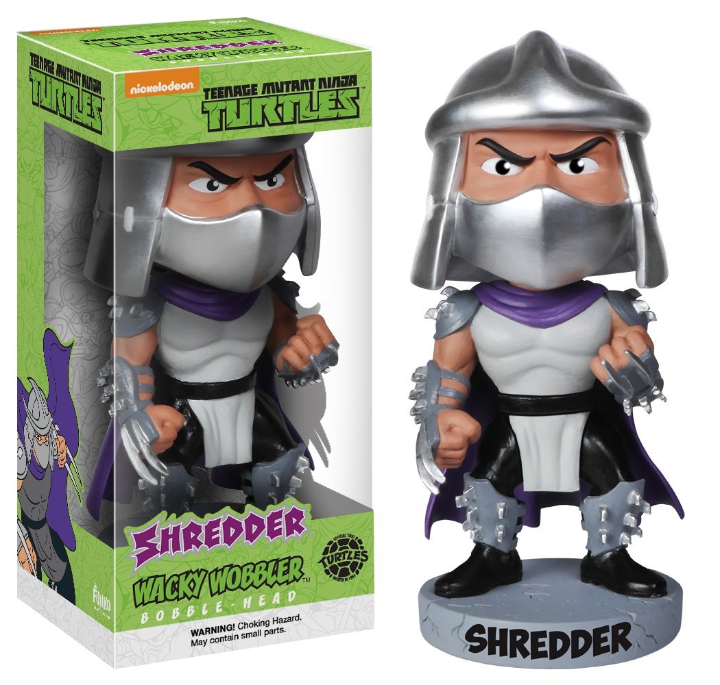 Funko Teenage Mutant Ninja Turtles Shredder Wacky Wobbler Bobble Head - Multi