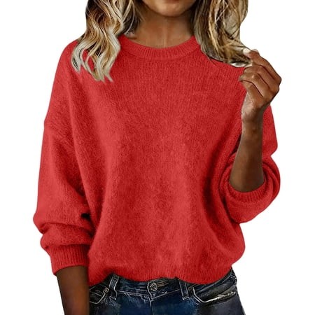 Gkeoshab Fall Sweaters Women S Casual Long Sleeve Stand Neck Sweatshirt Button Pullover Tops Fall Sweaters for Women 2564
