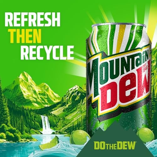 Mountain Dew Zero Sugar Soda Pop, Dirty Mountain Dew, Cream Soda Dew, 12 Fl Oz Cans, (12 Pack), Zero Calories, Zero Sugar thumbnail