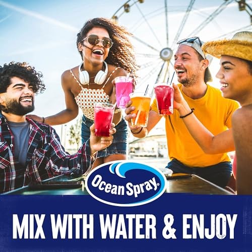 Ocean Spray® Cran-Grape™ Zero Sugar Powder Drink Mix Packets with Real Cranberry Juice Powder, 100% Vitamin C, No Synthetic Dyes, Juicy Mixes (40ct thumbnail