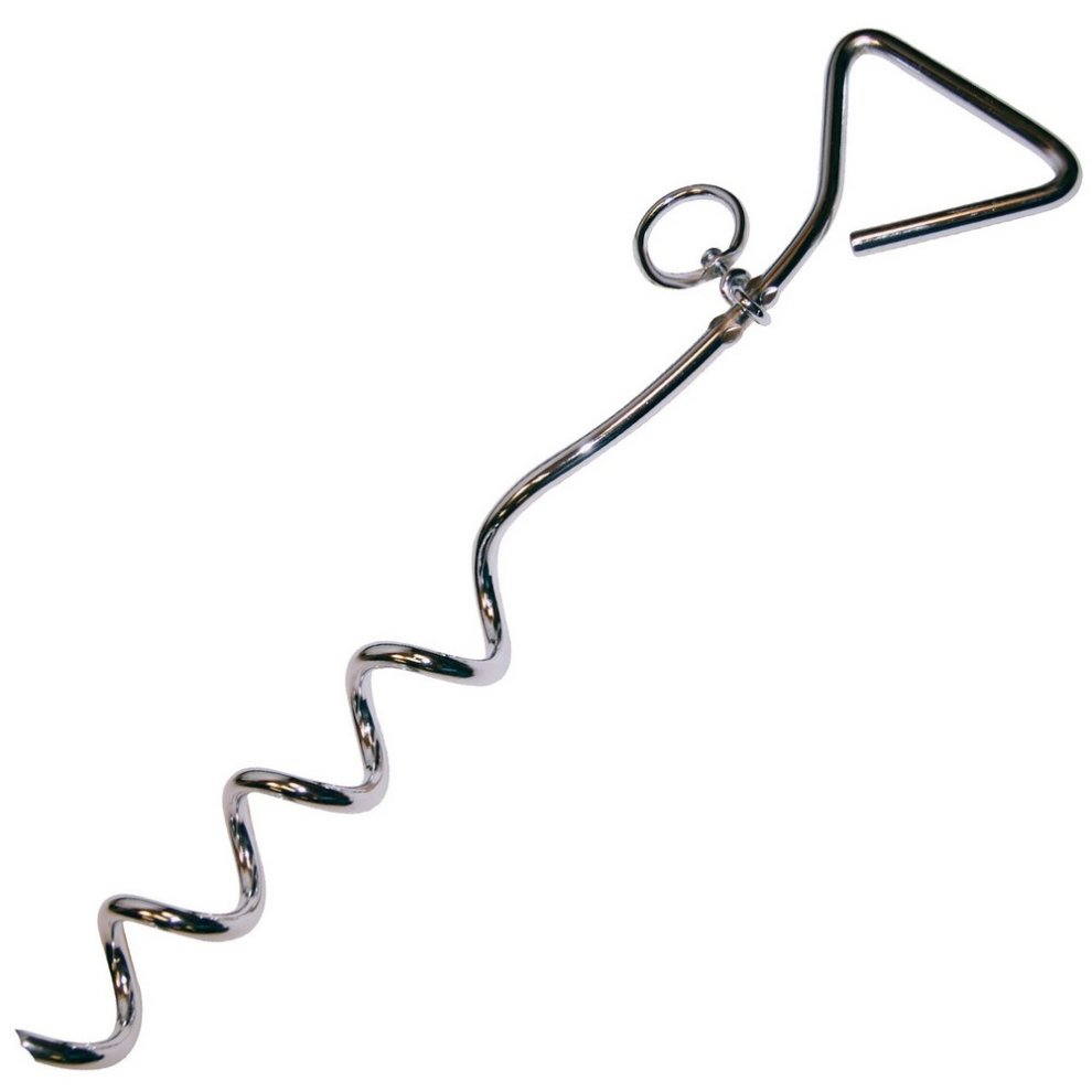 Gloria Metal Spiral Tie Out Dog Stake