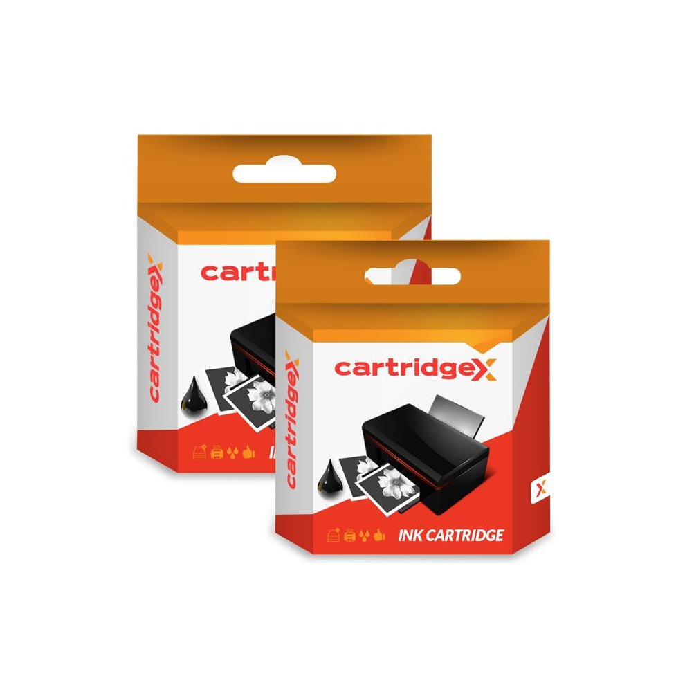 Compatible 2 X Black Ink Cartridge Compatible with Epson WorkForce WF-2865DWF XP-5105
