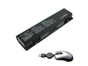 AmsahrÂ® Replacement Laptop Battery for Dell 1735, Studio 1736, 1735, 12-0711, 312-0712, 312-0708, KM973 (6 Cell, 4400mAh) - Includes Mini Optical M