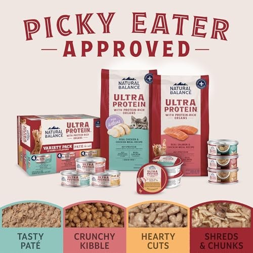 Natural Balance Ultra Protein Wet Cat Food, Chicken & Duck Recipe in Broth, 2.8 Oz (Case of 12) thumbnail