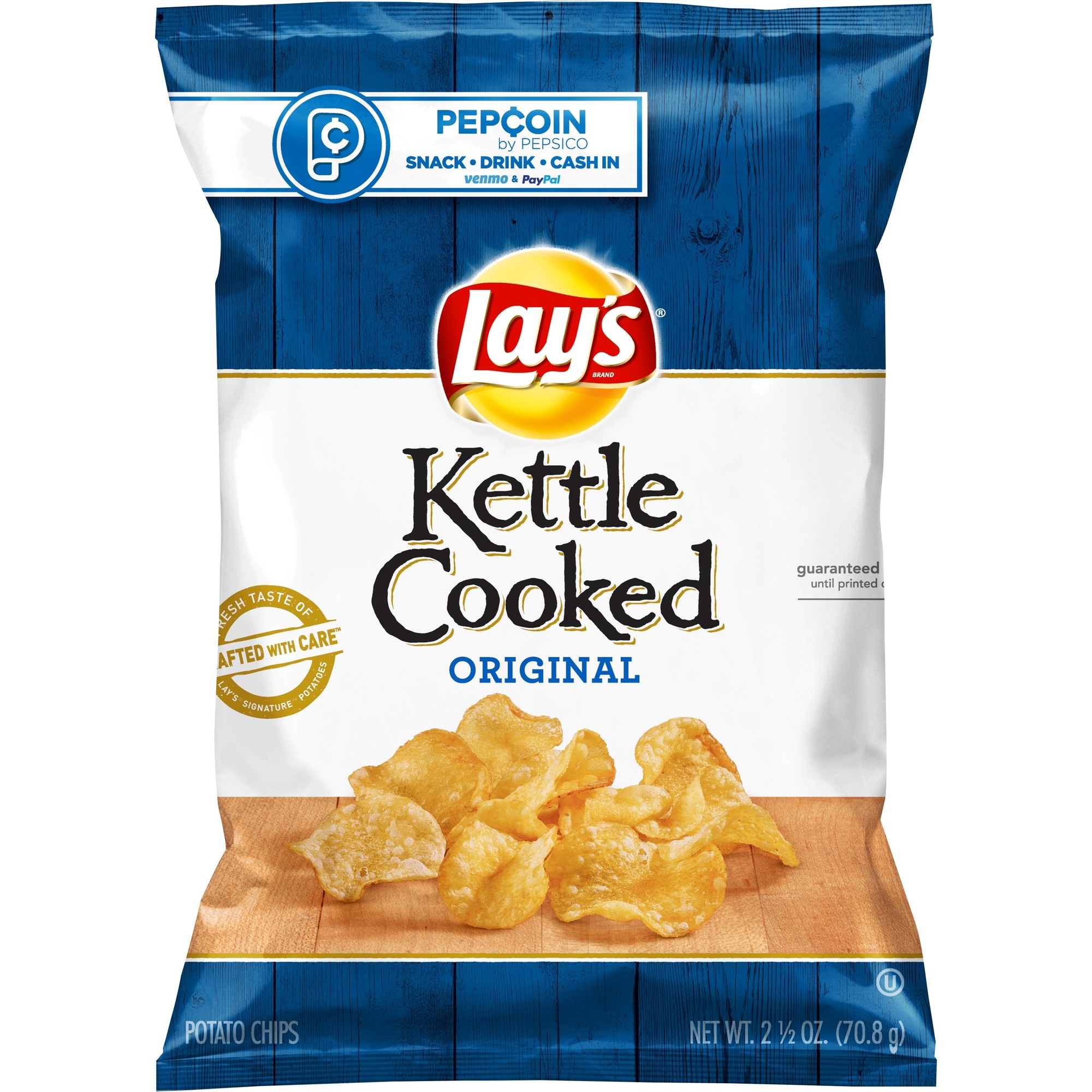 Lay's Kettle Cooked Original Potato Chips Spoonful