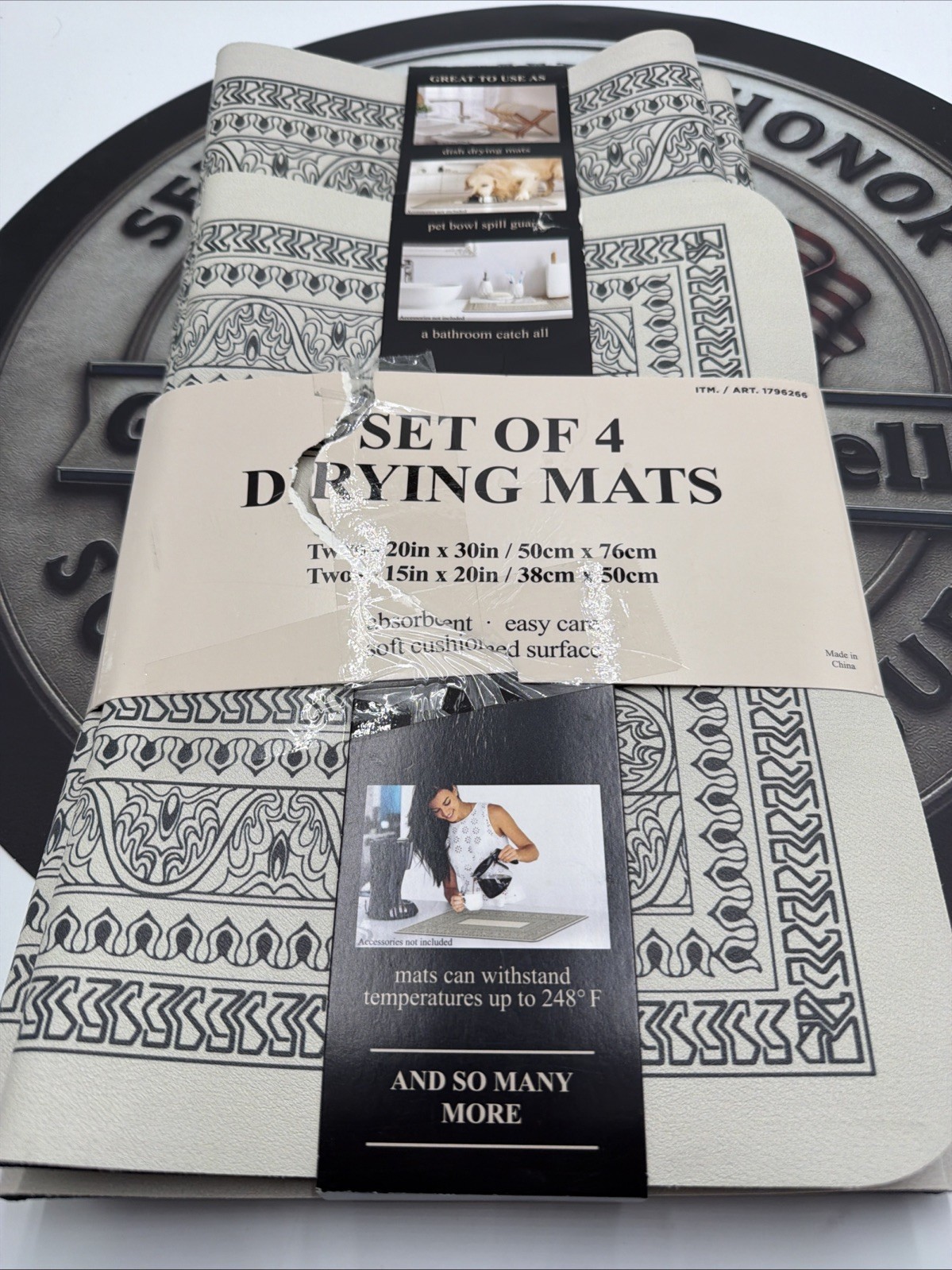 12 Multi Purpose Drying Mats Kitchen Dogs Bathroom 6- 20x30 & 6-15x20
