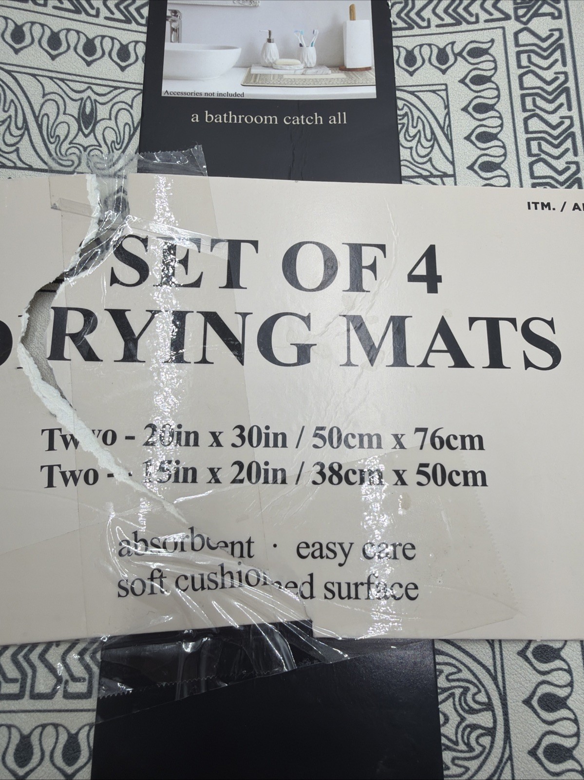 12 Multi Purpose Drying Mats Kitchen Dogs Bathroom 6- 20x30 & 6-15x20