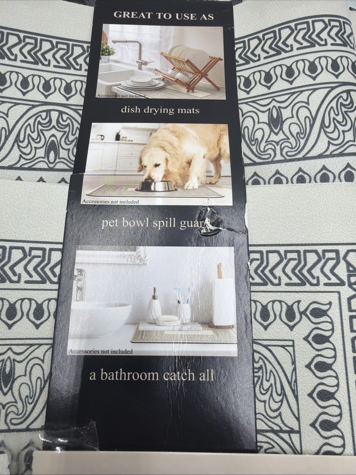 12 Multi Purpose Drying Mats Kitchen Dogs Bathroom 6- 20x30 & 6-15x20