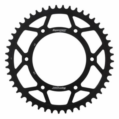 Supersprox RFE-210-49-BLK Rear Steel Sprocket Black for Honda CRF 230 F 03 04 05 06 07 08 09 10 11 12 13 14 15 16 17, CRF 230 L 08 09, CRF 230 M 09, C