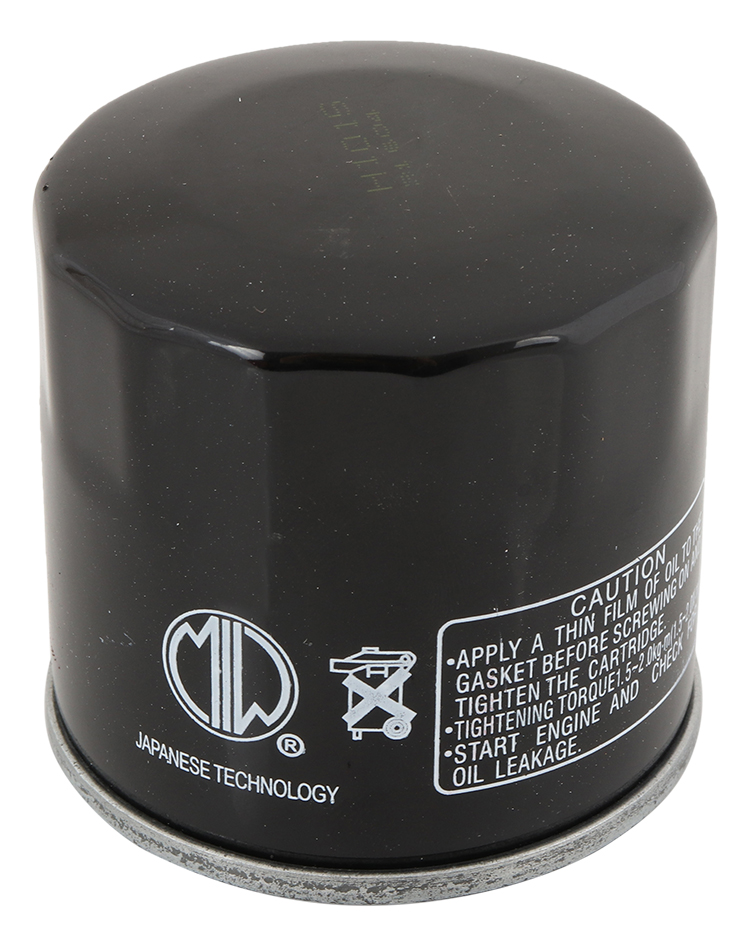 MIW H1015--004 Oil Filter for Honda CBR1100XX 07 08 09 00 01 02 03, CBR500R 13 14 15 16 17, CBR600F 87 88 89 90, CBR600F2 91 92 93 94, CBR600F3 95 96 