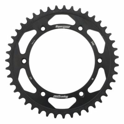 Supersprox RFE-245-43-BLK Black Steel Sprocket 43T for Yamaha WR 450 F 03 04 05 06 07 08 09 10 11 12 13 14 15 16 17 2003 2004 2005 2006 2007 2008 2009