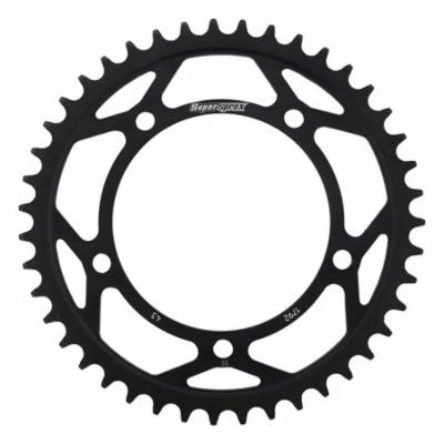 Supersprox RFE-1792-43-BLK Rear Steel Sprocket Black for Triumph 1050 Tiger 07 08 09 10 11 12, Tiger 955i 01 02 03 04 05 06, 600 TT 83 84 85 86 00 01
