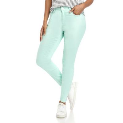 Celebrity Pink Mint Ice Junior's High Rise Color Skinny Jeans
