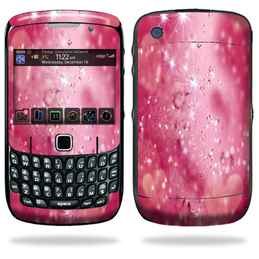 Skin Decal Wrap Compatible with Blackberry Curve 8500 8520 8530 Pink Diamonds