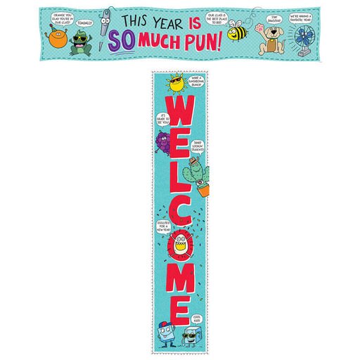 Creative Teaching Press So Much Pun Welcome Banner 3119