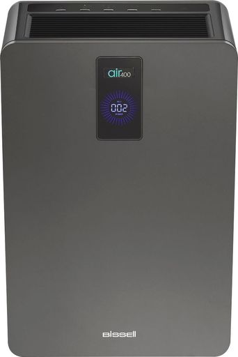 BISSELL - Air400 423 Sq. Ft. Air Purifier - Silver/Titanium