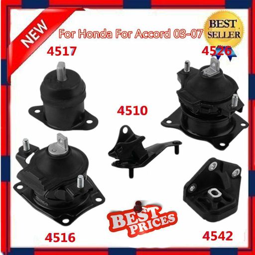 03-07 Honda Accord 2.4L Trans Engine Motor Mount 4526 4516 4517 4542 4510 M556 T