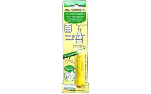 Clover 4723 Chaco Liner Pen Style Refill Yellow