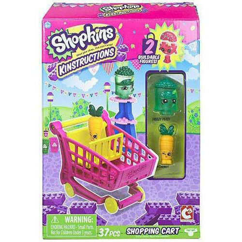 Shopkins Kinstructions Shopping Cart with Peas and Carrot Figures TBD 37333