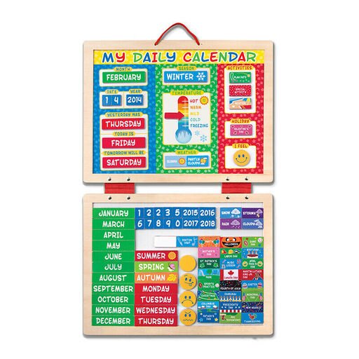Melissa Doug Melissa Doug My First Daily Magnetic Calendar 9253