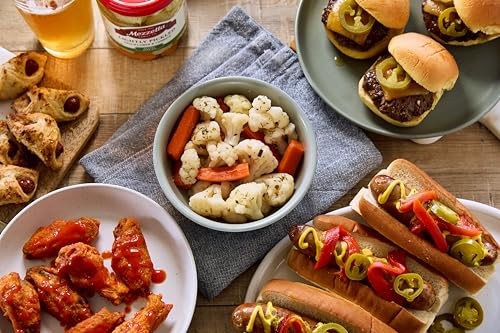Mezzetta Pickled Vegetables Cauliflower and Carrots – Brined with Savory Herbs – Vegan Crunchy Snacks – No Artificial Colors or Flavors – Non- thumbnail