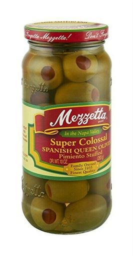 Mezzetta Olive Colossal Queen Pmnto, PartNo 58825, by Mezzetta, Pack of 6