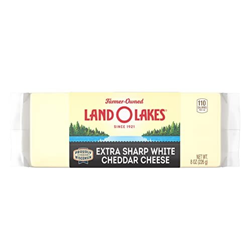 Land O Lakes Extra Sharp White Cheddar Cheese Chunk, 8 Oz Block