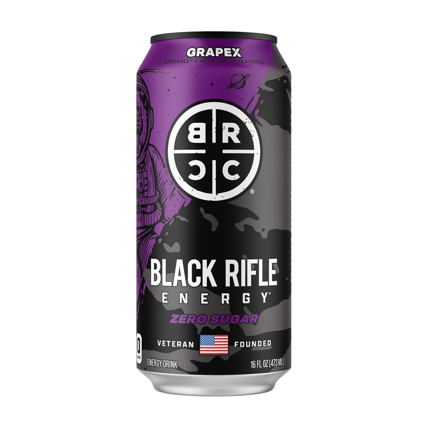 Grapex Zero Sugar Energy Drink, 200Mg Caffeine, 16 Fl Oz Can (Pack of 12) thumbnail